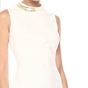Calvin Klein women’s white sheath dress